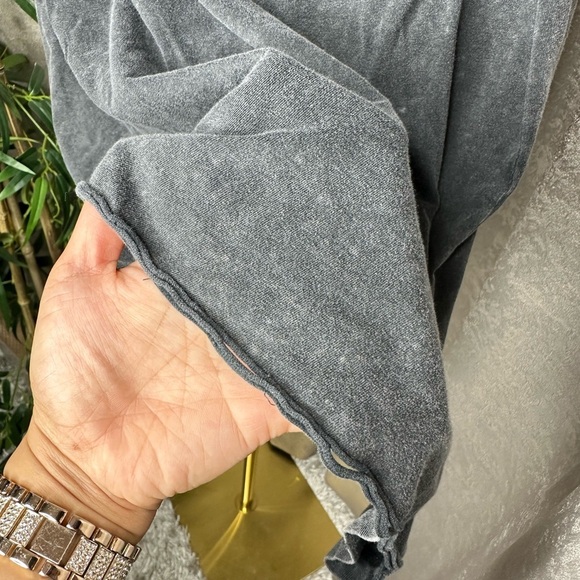 Saint Laurent Paris Men’s Destroyed Archive Logo T-Shirt Faded Wash Sz M - Picture 12 of 13